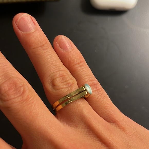 14k gold reversible ring - Picture 5 of 6